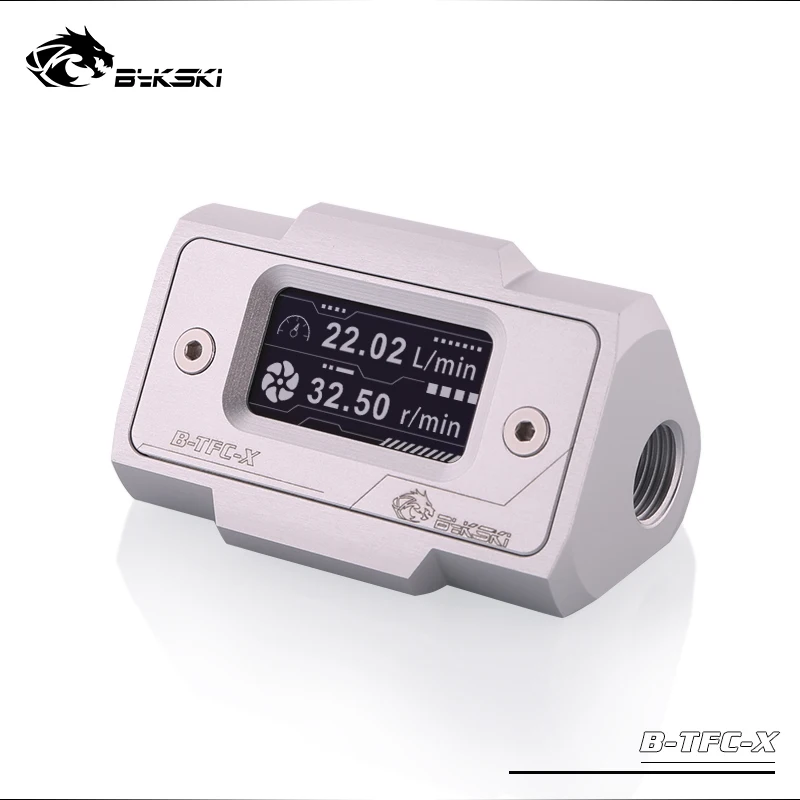 

Bykski B-TFC-X Flow meter,Monitor flow rate in real time,Water cooler system alarm