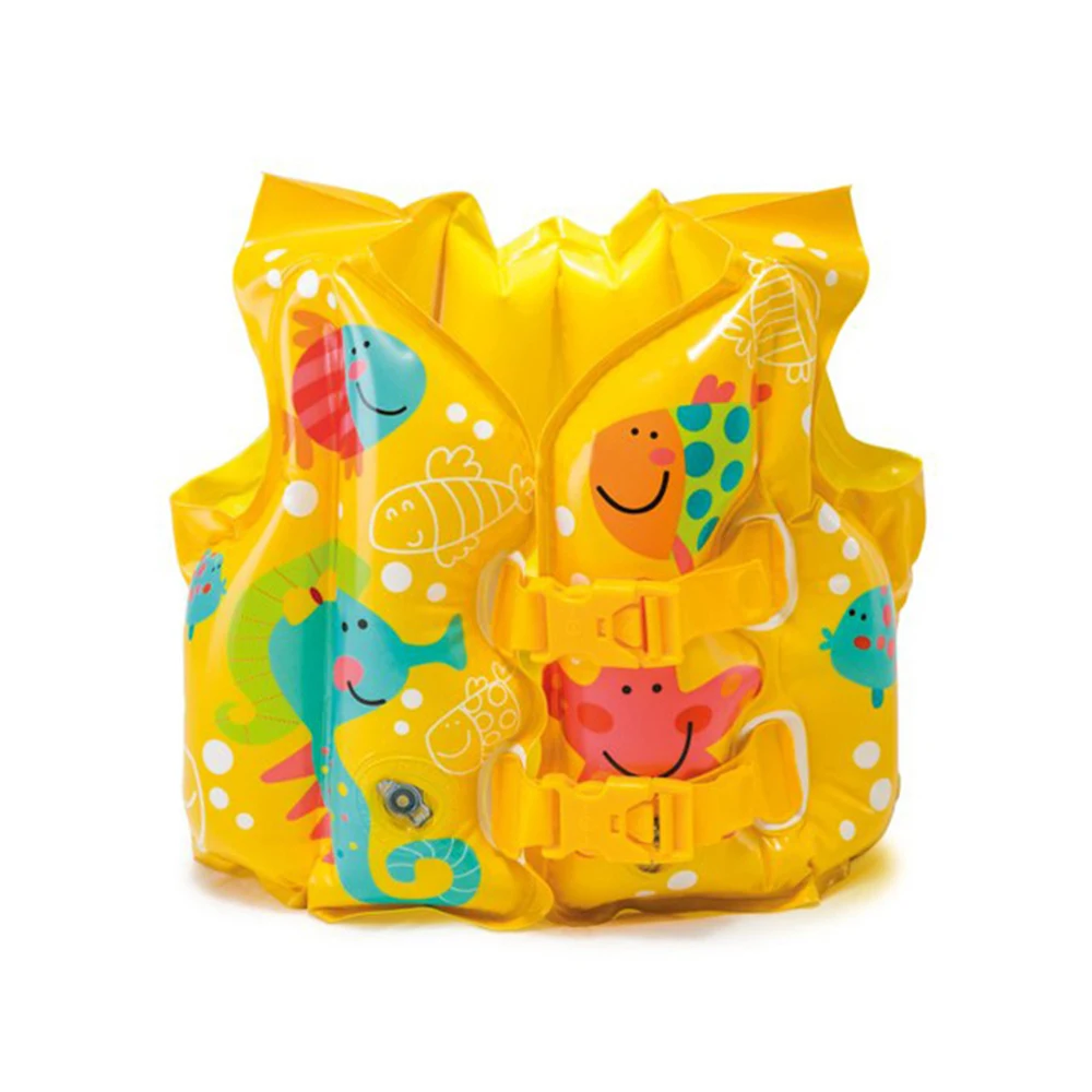 Детский плавающий жилет для плавания с милым мультяшным рисунком|swimming kids