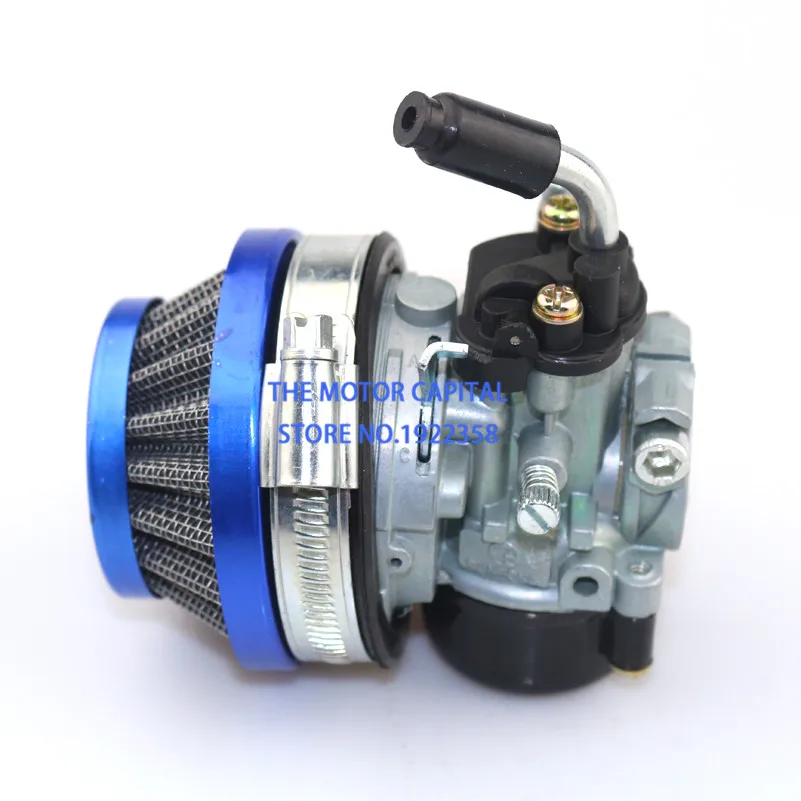 Карбюратор воздушный гоночный КАРБЮРАТОР подходит для 49cc 50cc 60 66 80cc 2-тактный