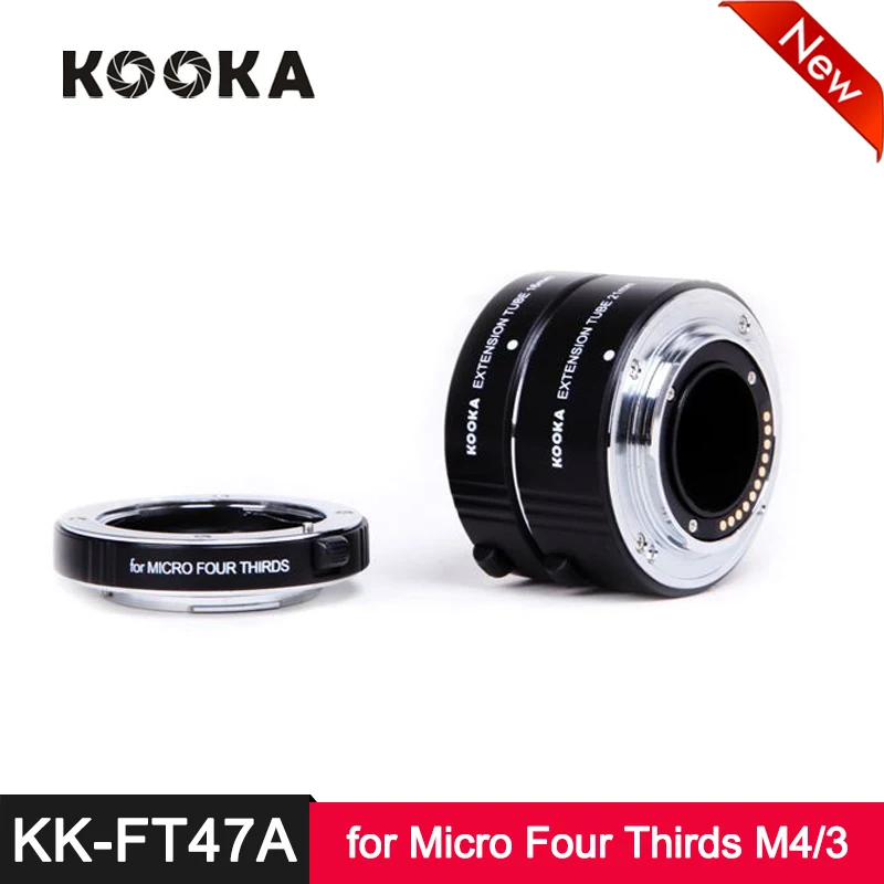 Kooka KK FT47A ttl Удлинитель Набор металлический AF Автофокус для Olympus Panasonic Micro 4/3 M4/3 M43