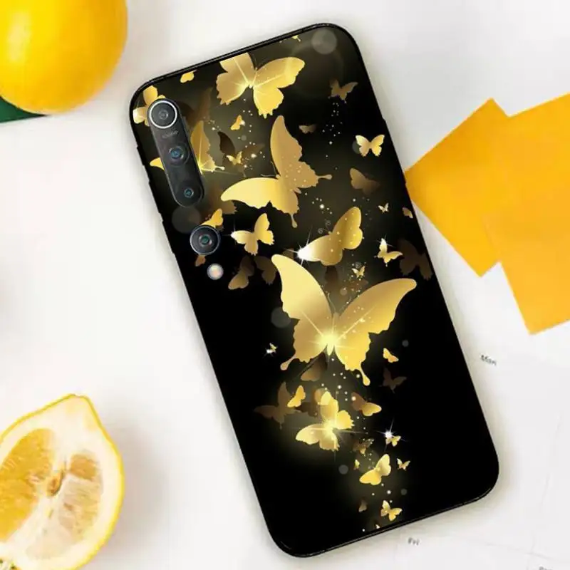 TOPLBPCS красивый голубой монарх прозрачная бабочка пастельный чехол для телефона