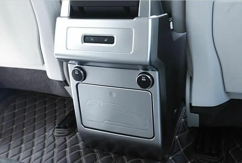 

1set=2pcs Chrome Rear Air Outlet Vent Cover Trim for Land Rover Discovery 5 HSE 2017