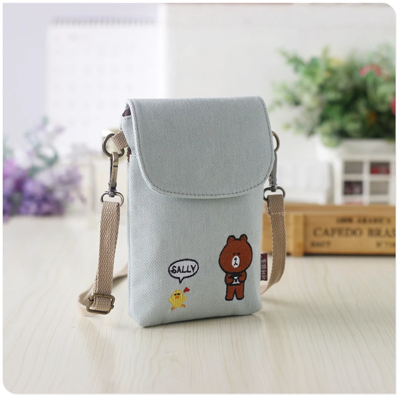 Женская сумка-кошелек на плечо из текстиля | Мобильные телефоны и аксессуары