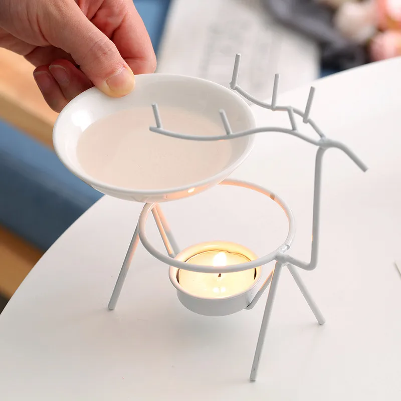 Креативная горелка для благовоний с оленем держатель свечи кадильница