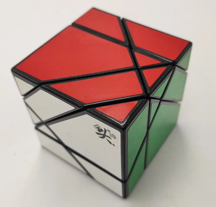 Dayan Tangram Extreme без наклеек черный прозрачный фиолетовый синий ограниченная