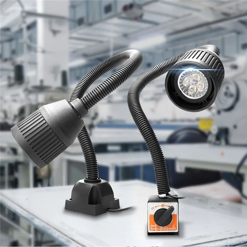 Настраиваемый светодиодный светильник для станков с ЧПУ 4 Вт 100 220 В|Промышленное