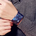 Красивые бумажные часы с браслетом, светодиодные часы, цифровые часы, спортивные часы, водонепроницаемые наручные часы, умные часы