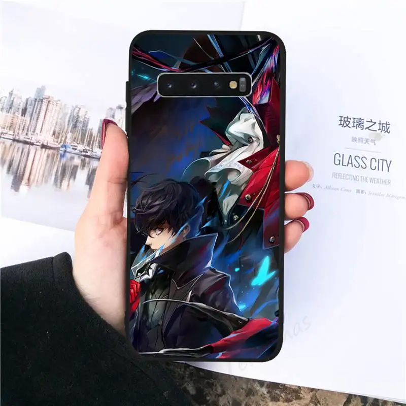 

Persona 5 ren amamiya Phone Case For Samsung S6 S7 edge S8 S9 S10 e plus A10 A50 A70 note8 J7 2017