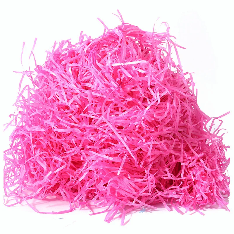 

Paper Raffia DIY Gift Box Filling Material Color Shredded Crepe Paperhome Decoration Birthday Holiday Decoration 30/50/100g
