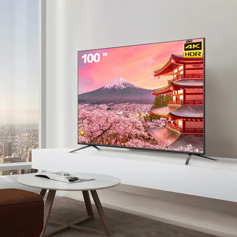 100 дюймов Smart wifi 4k TV система Android многоязычный СВЕТОДИОДНЫЙ Телевизор |