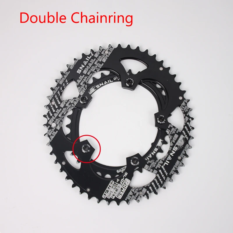 BDSNAIL 110BCD цепное кольцо MTB 35 T/50 T дорожный велосипед Горные велосипеды цепь кольцо 8,5 мм болт двойной Овальный алюминиевый сплав коленчатый набор