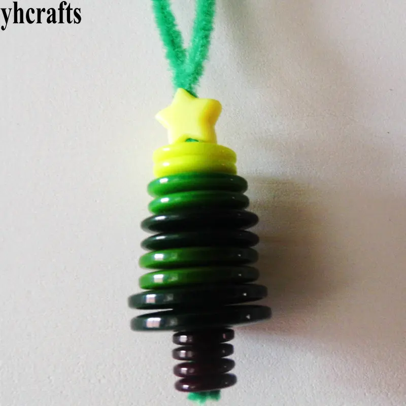 5 шт./лот. Наборы для рукоделия с деревом и кнопками Обучающие Игрушки раннего