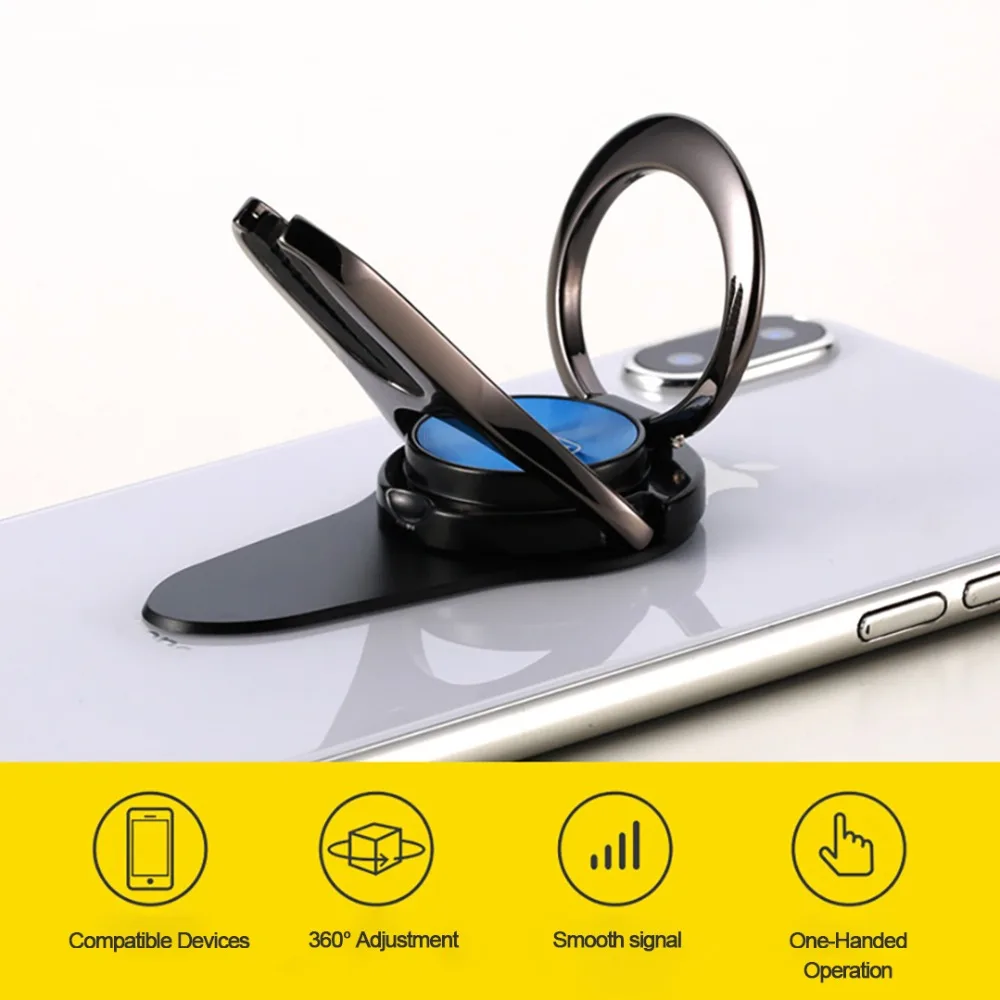 Multi-Function Universal Finger Ring Holder In car Air Vent Mount Support Mobile Cell Smart Phone Stand For iPhone XS X XIAOMI