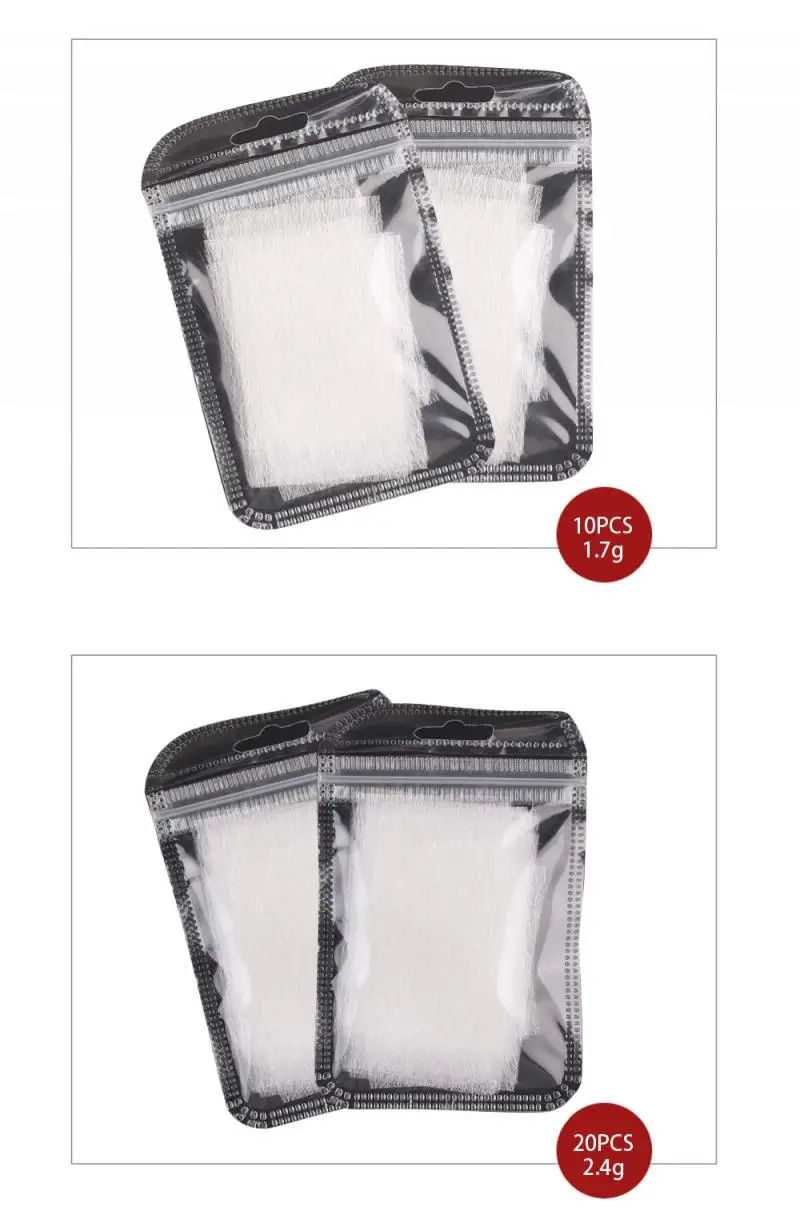 10/20 ПК наращивание ногтей стеклоткани наклейки по уходу за ногтями из