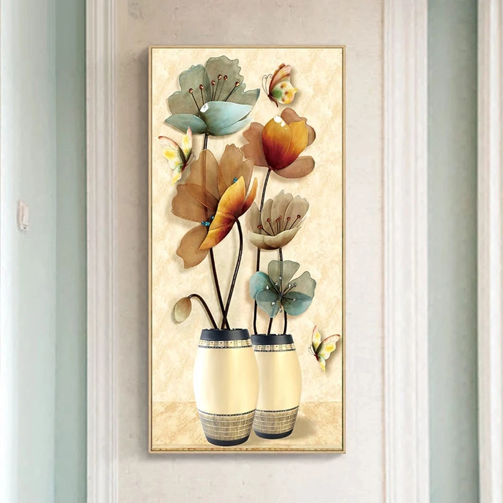 

Chinese DIY Diamond Painting Set Jewelry Vase Diamond Painting cross stitch Flower Sets For Diamond Embroidery kits Home Decor