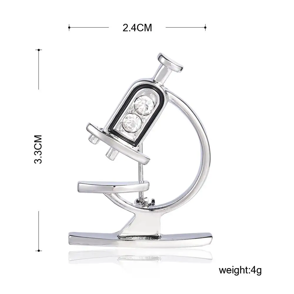 Эмаль Blucome брошь-инструмент для ученых Женская и мужская биология молекулярная