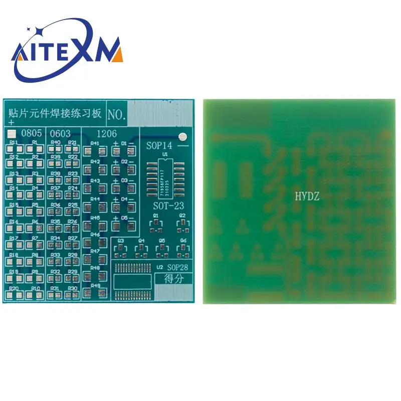 Печатная плата PCB SMT SMD для пайки тренировочная DIY Kit Fanny Skill Training Electronic Suit 77 шт.
