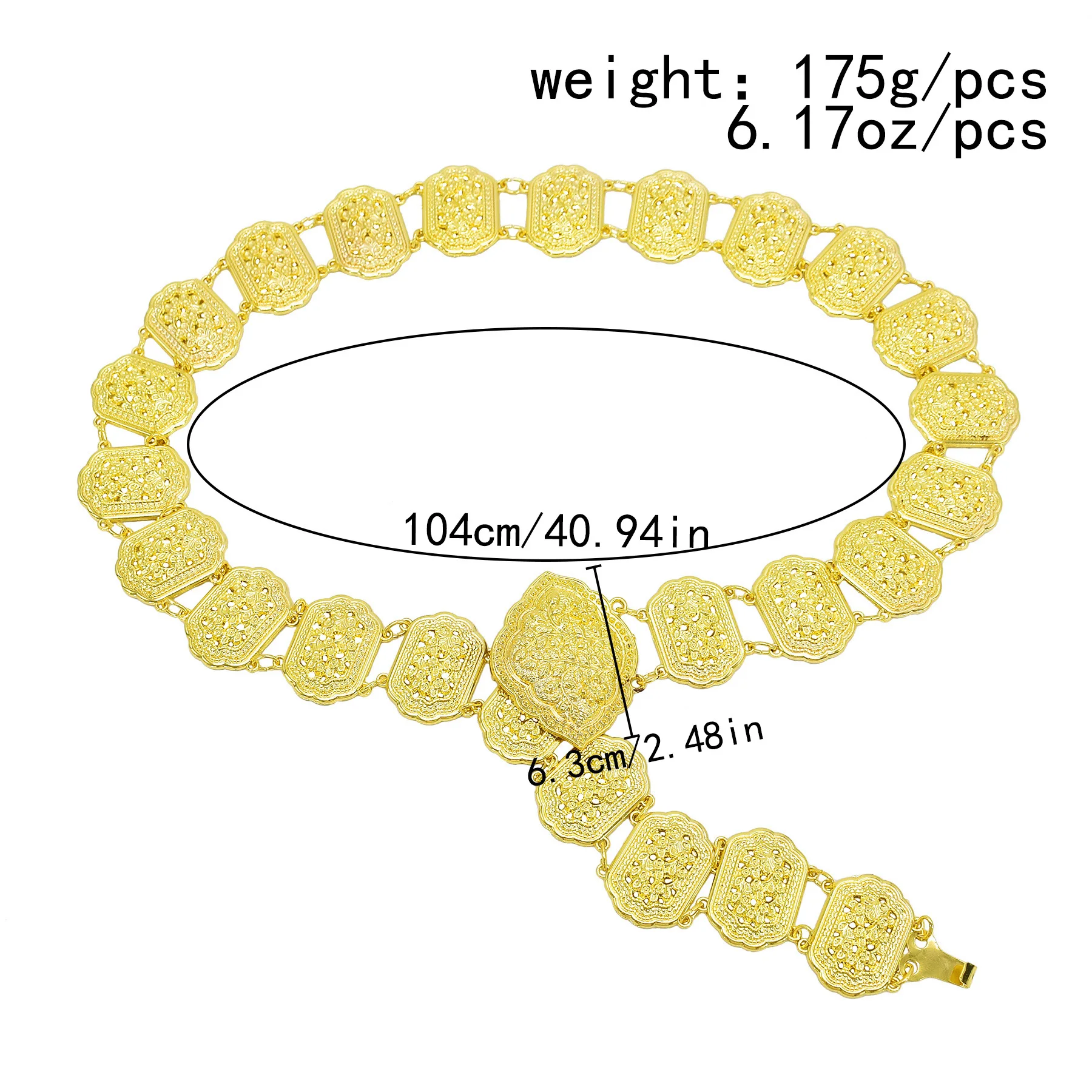 Женский пояс для танца живота с металлическими цепочками в виде листьев |