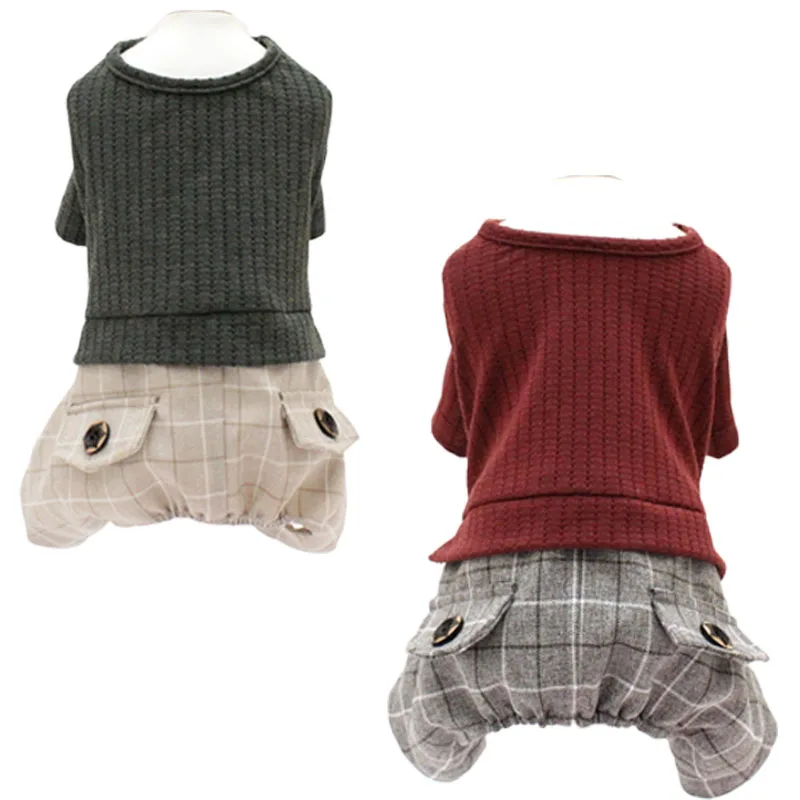 Модная одежда для собак весенне-летние вязаные толстовки йоркширских терьеров