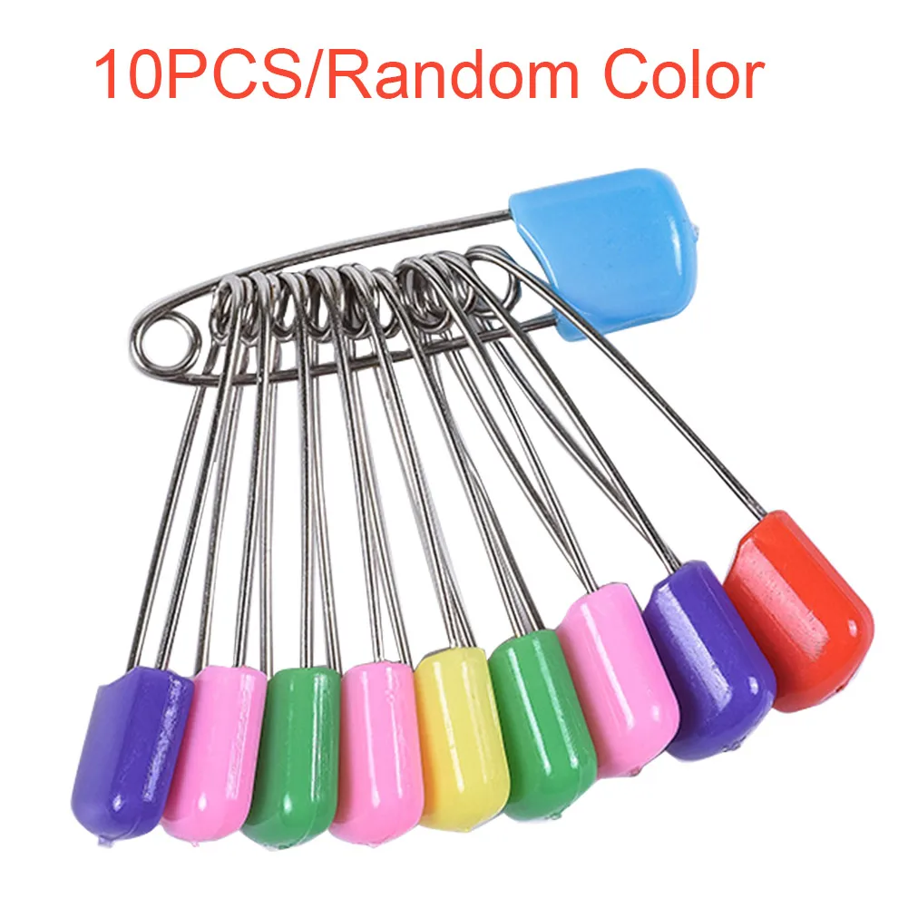 10 шт. разноцветные защитные булавки для детских подгузников | Дом и сад