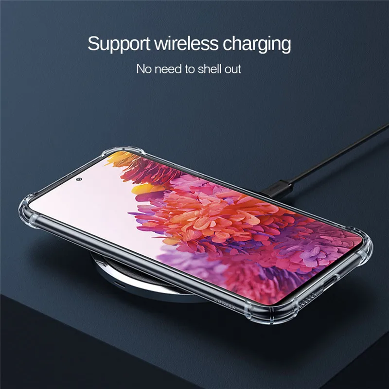 

Shockproof Back Cover Galaxy S20 FE Case S20FE Phone Protective Glass For Samsung Galaxy S20 FE S 20FE Soft Transparent Cases