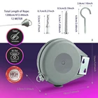 Выдвижная веревка для одежды, переносная сверхмощная уличная сушильная сушилка для одежды из ПВХ