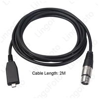 type c male to xlr female converter computer to microphone audio adapter cable