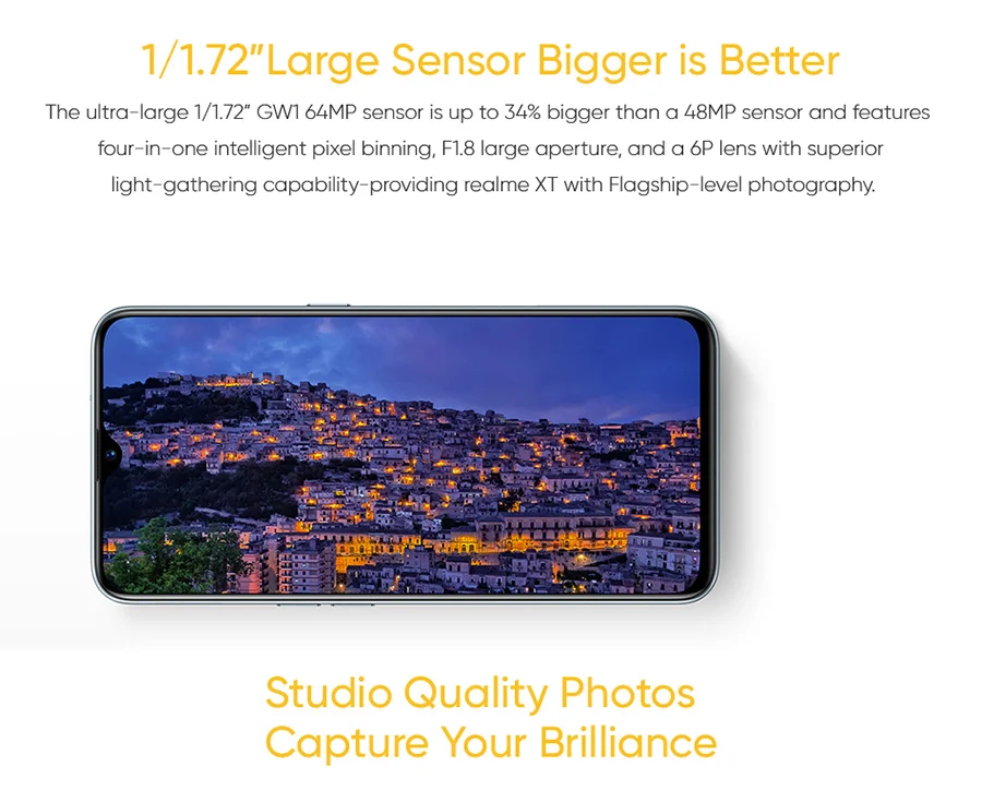 Мобильный телефон OPPO Realme X2 6,4 ''6/8 ГБ ОЗУ 128 Гб ПЗУ Snapdragon 730G 64 мп с четырехъядерным процессором NFC VOOC 30 Вт с функцией быстрой зарядки 4000 мАч
