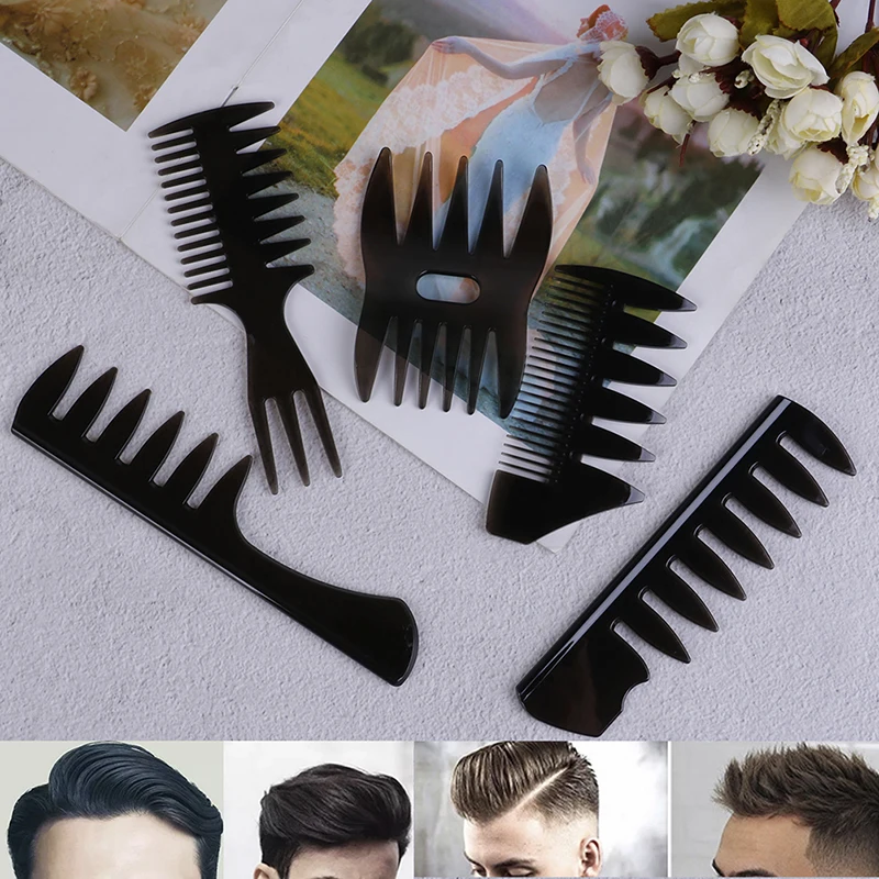 

Professional Hair Cutting Dyeing Comb Black Wide Tooth Hairbrush Hair Brush Comb Home Use Salon Hairdressing Comb