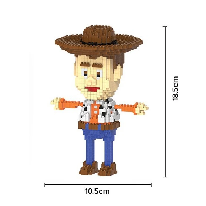 Конструктор Вуди алмазные блоки История игрушек 4 Базз светильник инопланетянин