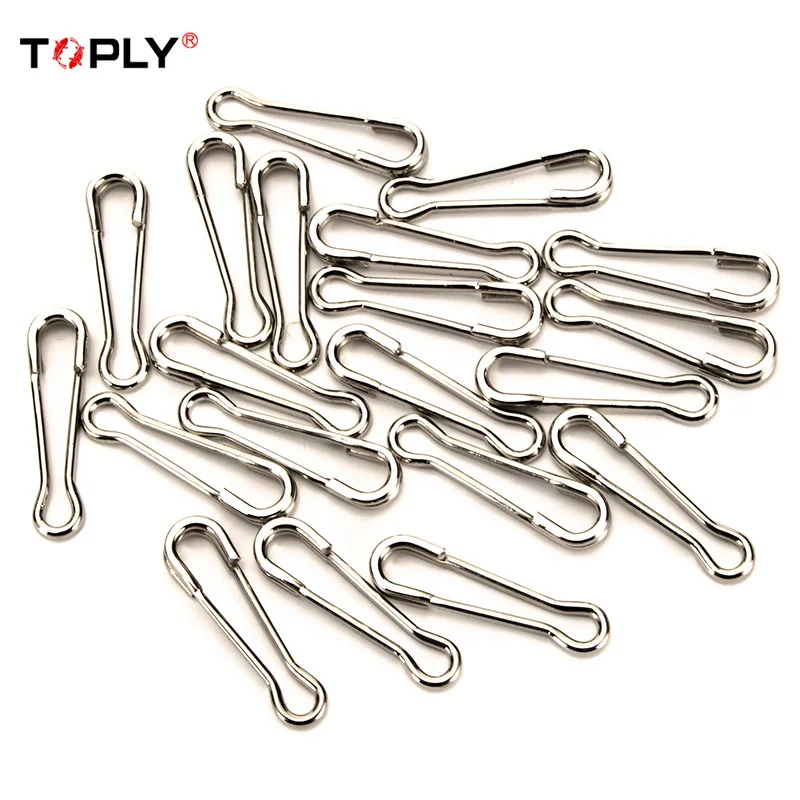 20 шт Нержавеющая сталь рыболовная оснастка поворотные крюки приманка на