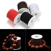 4color 100m polyester elastic cord beading 0 81 0 mm stretch thread cord string rope for diy bracelet jewelry making needlework