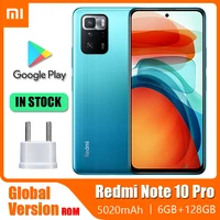 original redmi note 10 pro 5g smartphonexiaomi phone global version dual sim cellphone 5000 mah fast charging 64mp