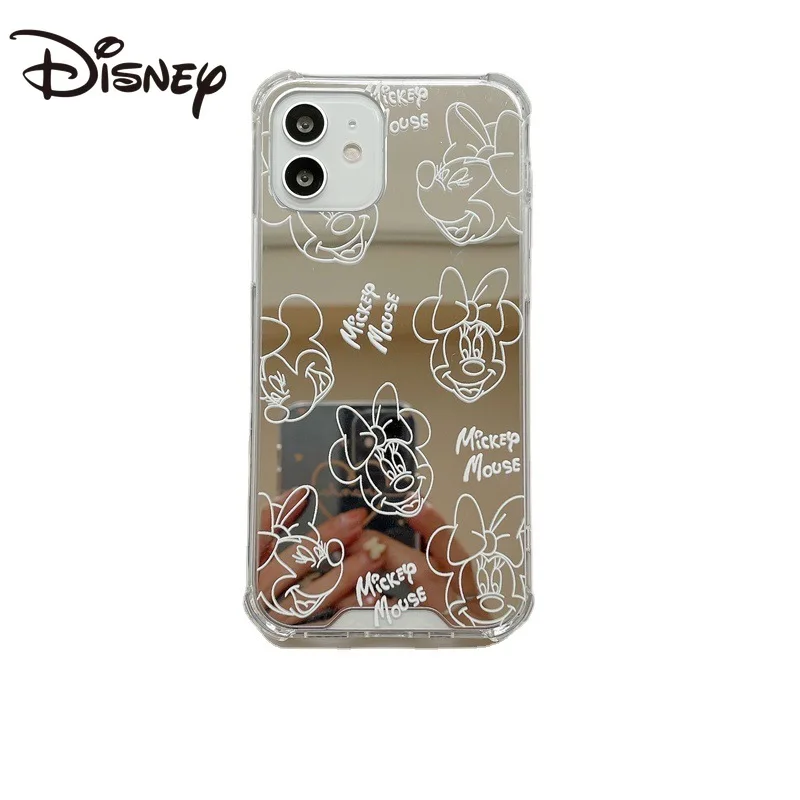 

Disney mirror phone cover for iPhone11 case 7 8 se x xs xr xsmax 11 11pro 11promax 12 12pro 12promax Mickey Minnie phone case