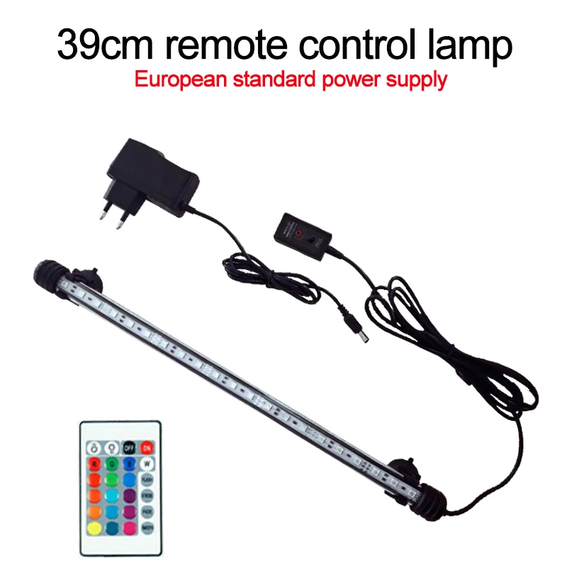 

EU plug aquarium led fish tank lamp waterproof bar diving light aquarium decorative lighting 220 V EU power supply Aquarium