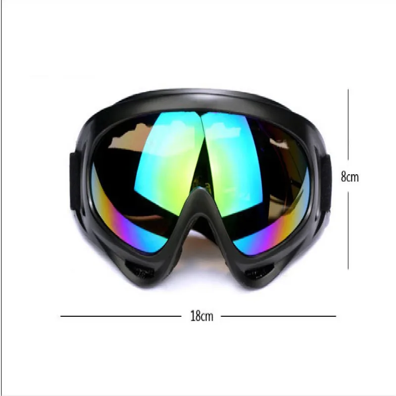 

Motorcycle Goggles Outdoor Sports X400 Ski Goggles Shooting Glasses Mountaineering Windproof Skateboard 5 colors available