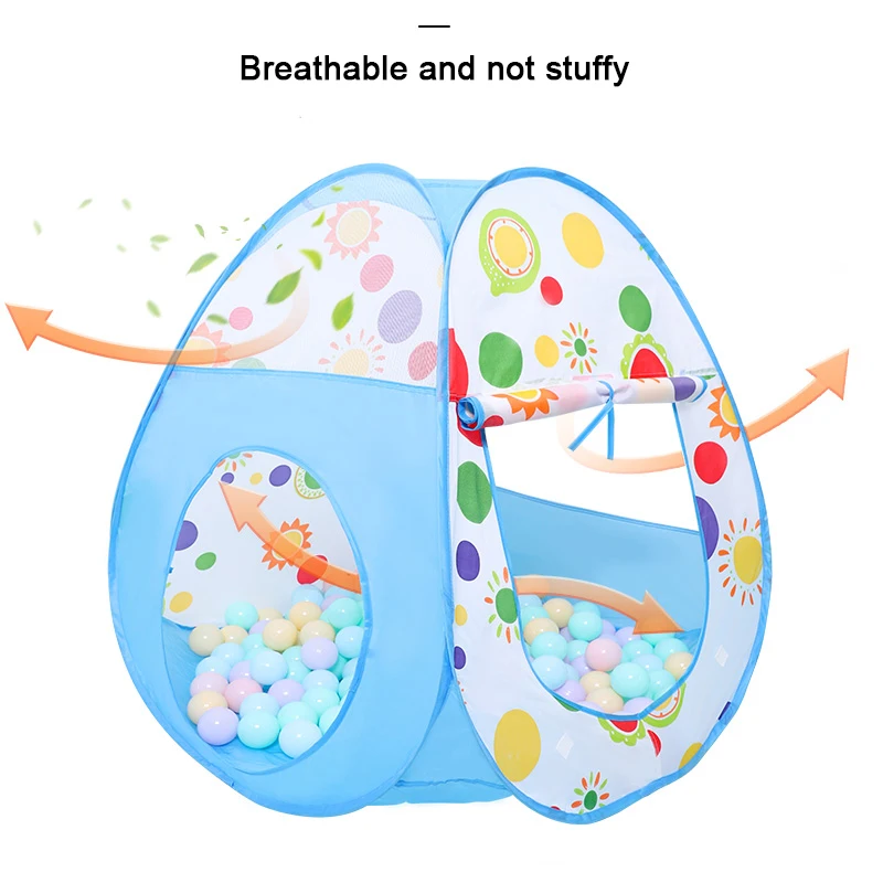 3 в 1 мяч яма детские игрушки бассейн игрушка палатка с туннельной корзиной Крытый