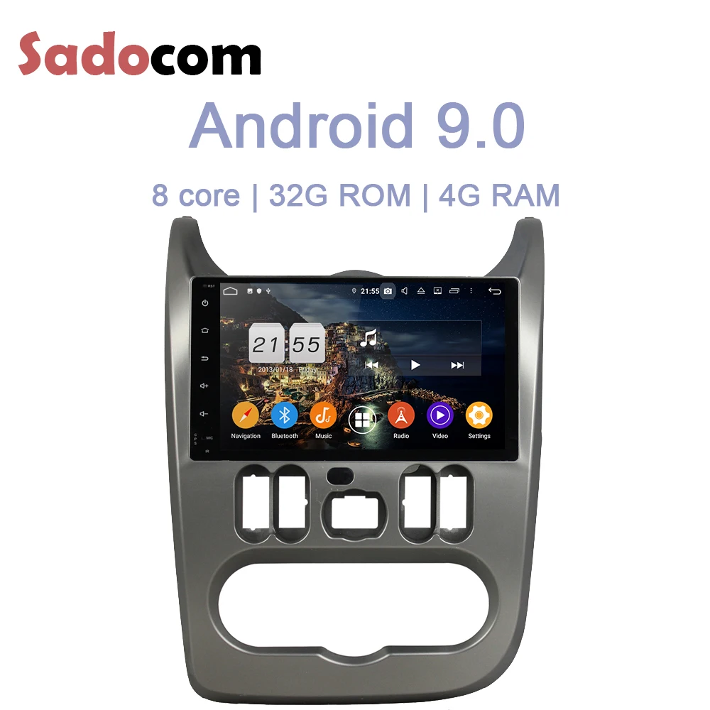 9 &quotDSP Android 0 для Renault Logan Sandero Duster 2015 2016 4 Гб ОЗУ автомобильный dvd плеер gps ГЛОНАСС