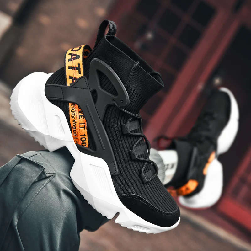 

2020 colorful men's shoes comfortable high-top men's casual shoes men's running shoes outdoor fashion flat shoes largesize 39-46