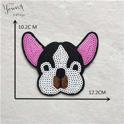 Лидер продаж блестящий банановый патчи большого размера с блестками для собак