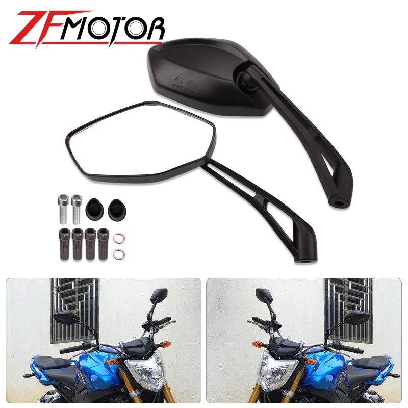 Зеркала заднего вида для мотоцикла с ЧПУ 8mm10mm Suzuki Boulevard M50 M90 C50 C90 V Strom/Kawasaki Z1000 Z750