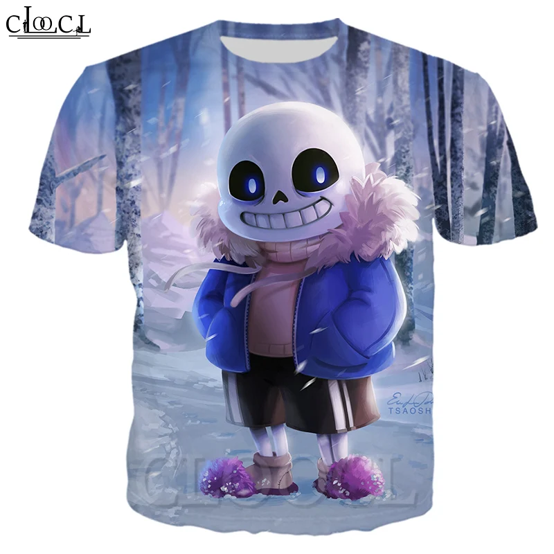 CLOOCL новая игра Undertale Модные мужские и женские футболки 3D принт Harajuku свитшоты