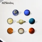 Акриловый значок на лацкан, 8 планет, Юпитер, Нептун, из смолы, эпоксидные украшения