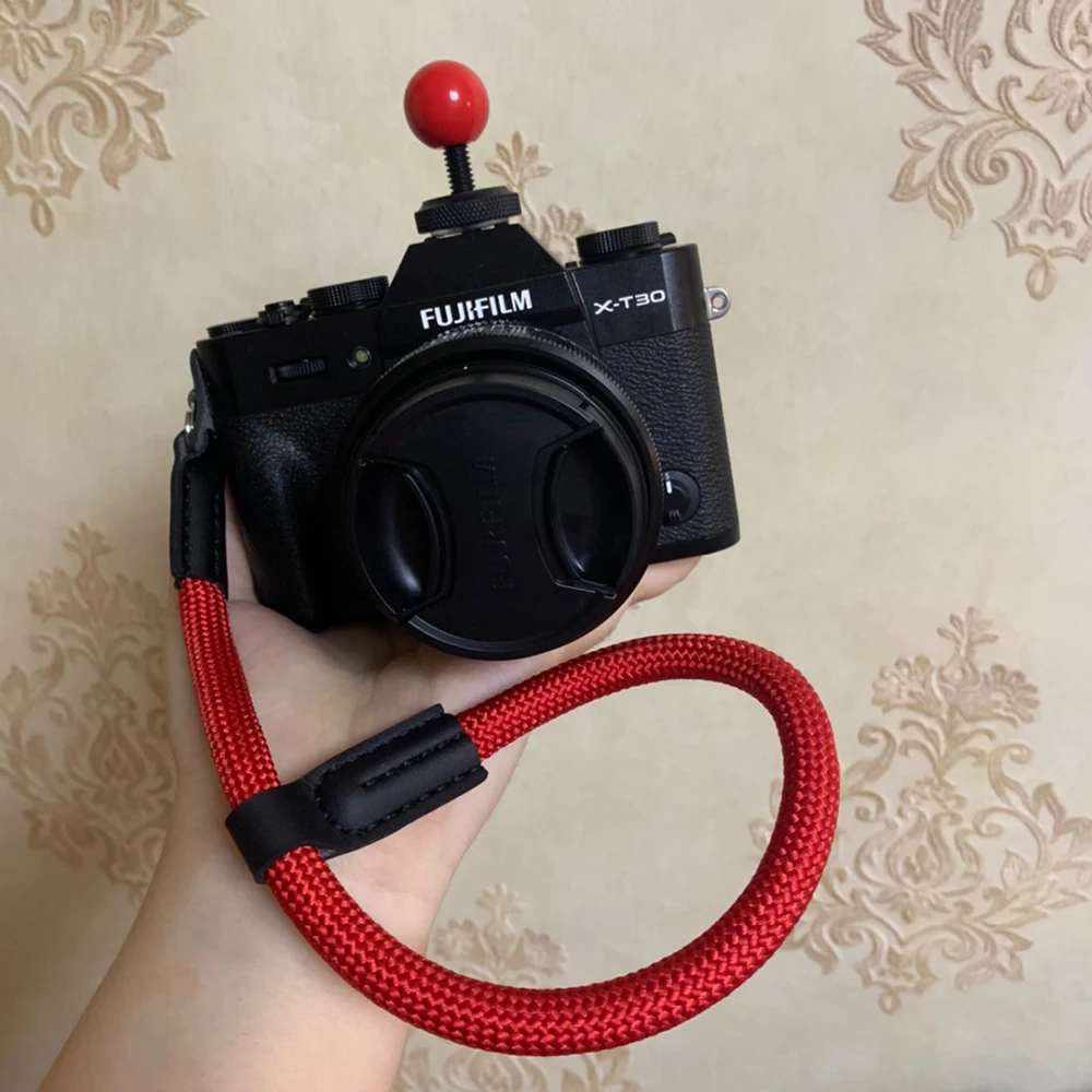 Handmade nylon Digital Camera Wrist Hand Strap Grip Paracord Braided Wristband for Fuji X-T20 X-T3 X-T2 X-E3 X-A20 X-A7 A5 X-T30 |