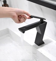 bakala modern basin faucets bathroom black mixer tap brass washbasin faucet single handle single hole elegant crane for bathroom