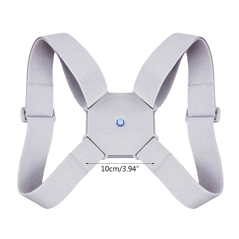 

H7JC Electric Posture Corrector Belt Comfortable Adjustable Support Backside Brace Vibration Alert Pain Soreness Relief for Back
