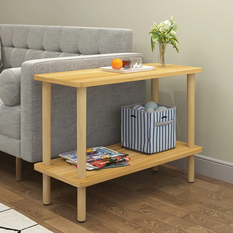 Концевой столик с хранилищем домашний квадратный мини паб журнальный