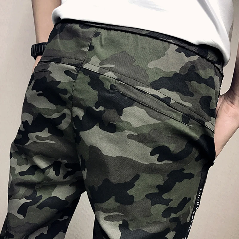 

2021 New Joggers Men Hot Sale Casual Camouflage Pants Men Elastic Comfortable Trousers Men Camo Harem Pants Hip Hop Streetwear