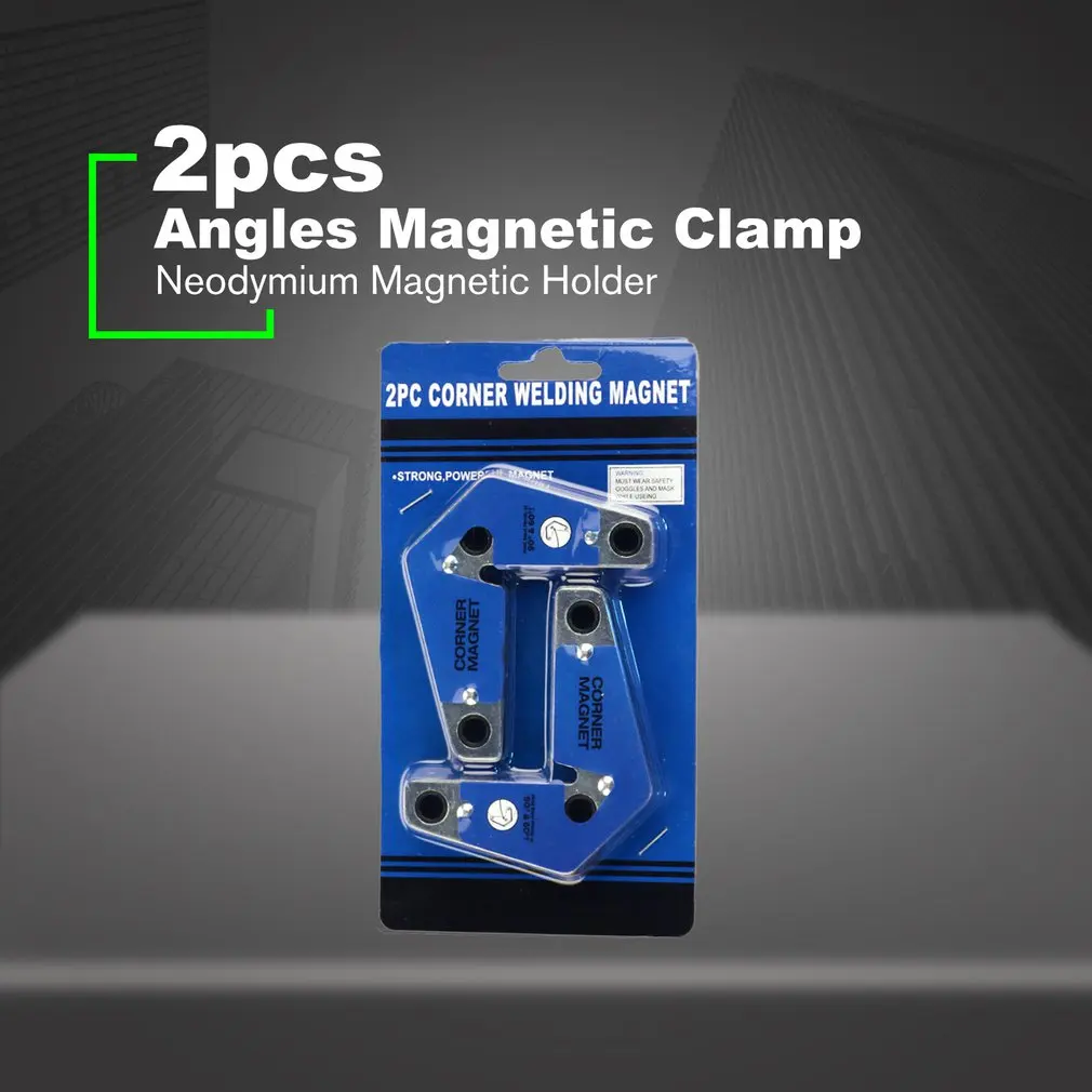 2 шт./компл. сильный Неодимовый магнитный фиксатор угловой сварочный магнит