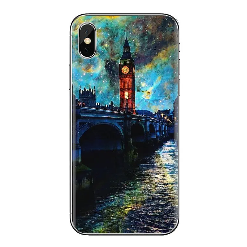 Для samsung Galaxy S3 S4 S5 Mini S6 S7 Edge S8 S9 S10 Plus Note 3 4 5 8 9 флаг Великобритания Лондон прозрачный